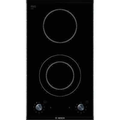 Bosch Logixx PKF375V14E 30cm Ceramic Domino Hob in Black Glass